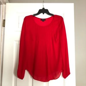 Red Tahari Blouse